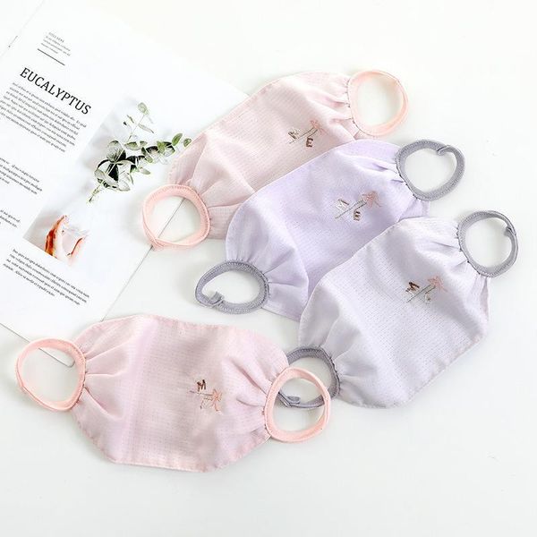 

lovely flowers embroidery face mask elastic ear rope antidust sunshade mouth masks anti spittle respirator mascherine household 2 69ry e1