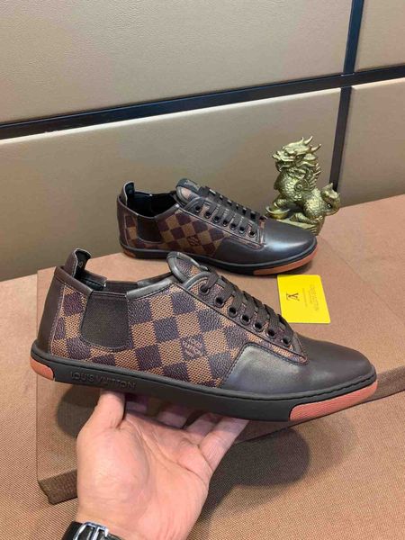 

fast delivery with the same star, high-end luxury men's casual sports shoes, fashion design brand platform men's shoes, versatile, Black