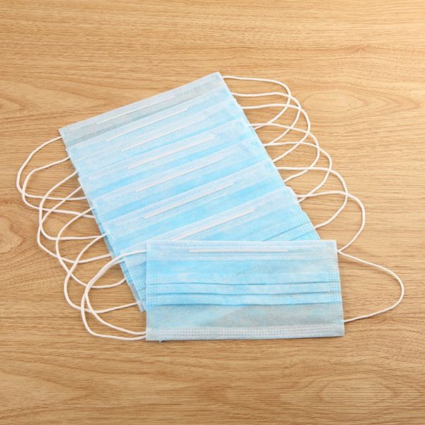 

50pcs earloop face mouth masks 3 layers anti-dust for surgical salon breathable prevent dust respirator dec
