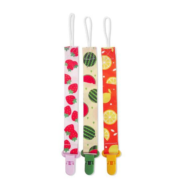 

3pcs/set newborn pacifier chain baby dummy pacifier soother nipple chain clip buckle anti-out clip holder supplies