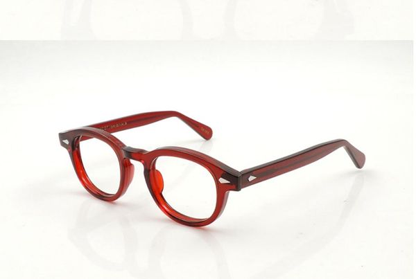 

brand designer sml 18colors moscot eyeglasses frames lemtosh glasses frame johnny depp round men optional myopia 1915 with case, White;black