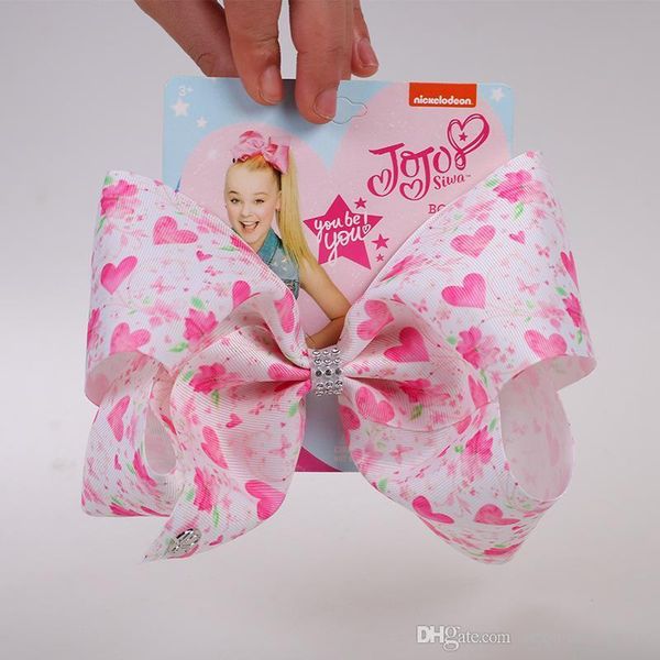 

19 color bowknot hair clips baby girls printing heart bowknot hair hairpin kids colorful bow-tie hairpin children spring headwear bh1085 tqq