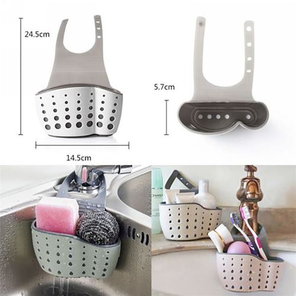 

hanging drain basket bathroom storage shelf storage tools kitchen organizer kitchen sponge rack storage support