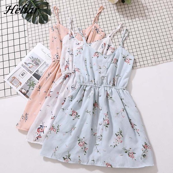 

heliar playsuits lady floral printed jumpsuits spaghetti rompers lapel sleeveless party playsuit female v'neck 2019 women cloth, Black;white