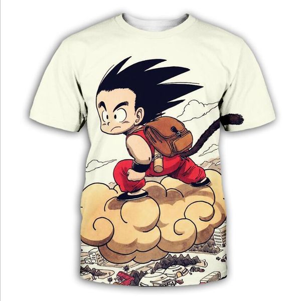 

2019 new arrival sport beach surf shirts men dargon ball 3d print shirt cartoon fast dry beach tshirt surfshirt for men
