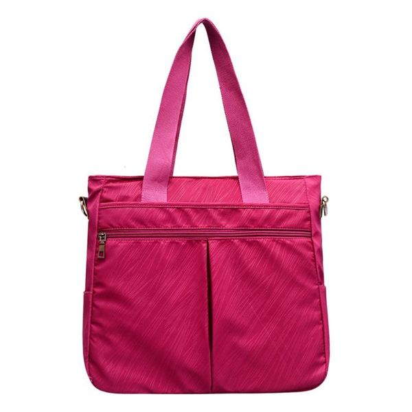 

casual nylon shoulder bags messenger totes women pure crossbody handbags quilted shoulder bags laser plain folding handbags