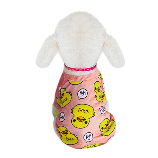 

fashion pet clothes dog shirt pet spring and summer duck pattern two-legged clothes dog cozy costumes pet accessories cachorro