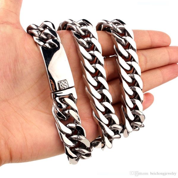 

beichong stainless steel jewelry classic style jewelry chain nk silver 60cm length thick chain men necklace