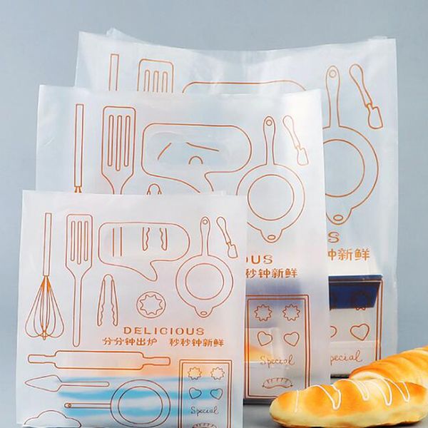 

plastic gift bags with handles packing bag for wedding party supplies baking package bags shops flowers gift