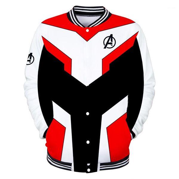 

jacket mens suit jacket thin jacket slim 3d printed o-neck outwear fashion baseball uniform for shipping avengers endgame mens, Black;brown