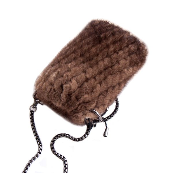 

100% woven bag fashion phone bag messenger full of personality