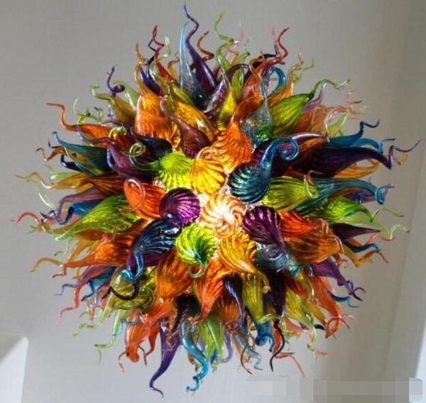 

murano art large chandelier modern hand blown glass pendant lamps for l lobby livingroom decor