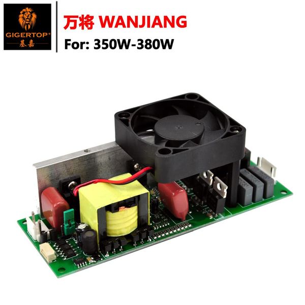 

giger350w 380w stage moving head light lamp ballast 17r 18r 19r 20r power supply with cooling fan eletrical lamp power board