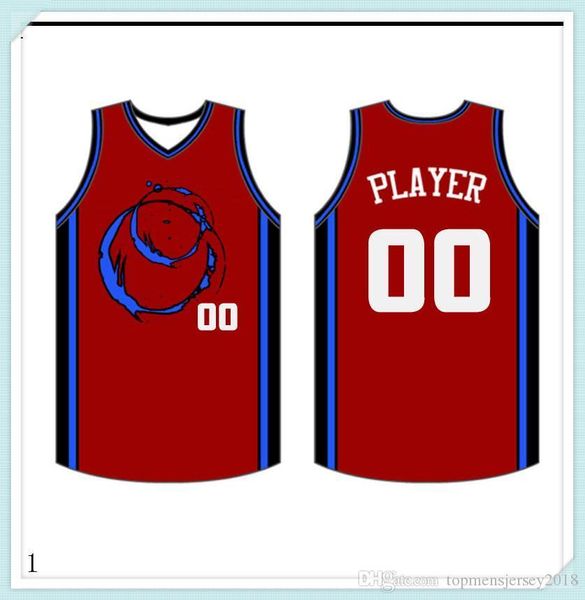 

2019 2020 basketball jerseys quick dry blue red embroidery logos wholesale men size jersey61446, Black;red