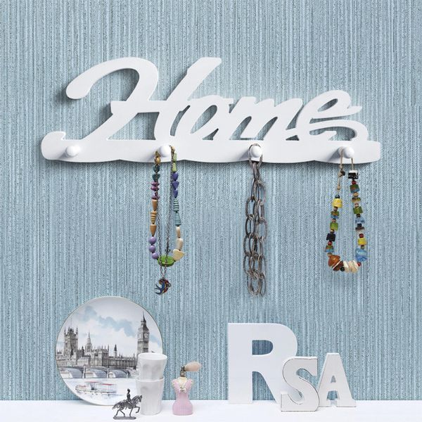 

wood hooks for towels in bathroom kids room robe letter home love hooks for hanging clothes wall hook hanger wall decoration