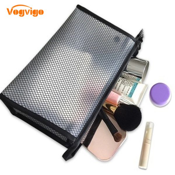 

vogvigo travel makeup bags cosmetic bag mesh makeup case women string bath organizer storage pouch toiletry wash beaut kit