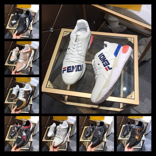 

2020 luxury designerss shoes men women sneakers fashion look district medusa chaussures casual shoes 38-44, Black