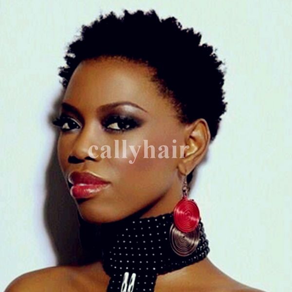 European Hair Wig Peruvian Human Short Hair Wigs 130 Density