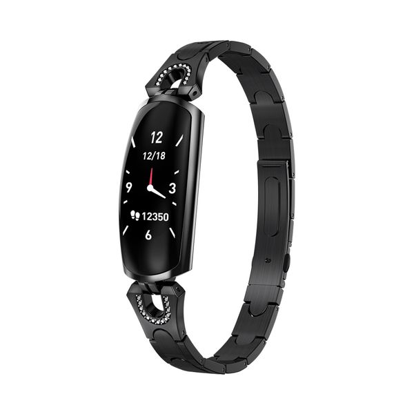 Intelligentes Armband AK16 Armbänder Herzfrequenz Android IOS Bänder Schlafmonitor Blutdruck Fitness Tracker Wasserdicht Farbbildschirm Sportband