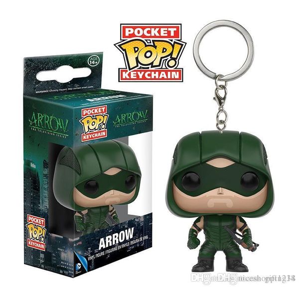 

bravo h h sale funko pocket pop keychain - arrow vinyl figure keyring with box toy gift good quality t555 hot