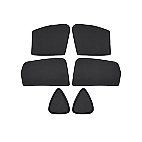 

6pcs magnet mesh car side window sun shades,uv rays protection window shade for cx-5 2017-2019