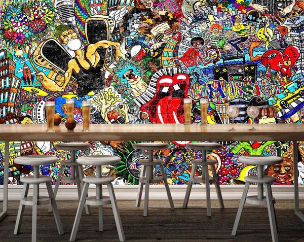 

self-adhesive] 3d funny graffiti 617950 wall paper mural wall print decal murals