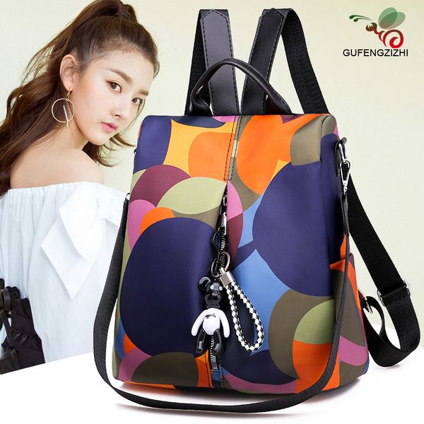 

oxford cloth backpack female 2020 new korean fashion trend ladies backpack large capacity casual canvas simple student bag