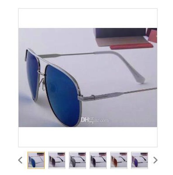 

High Quality 539 Designer sun glasses Gold Frame mirror sunglasses Fashion womens sunglasses UV Mens sunglasses pilot classic sun glasses 96