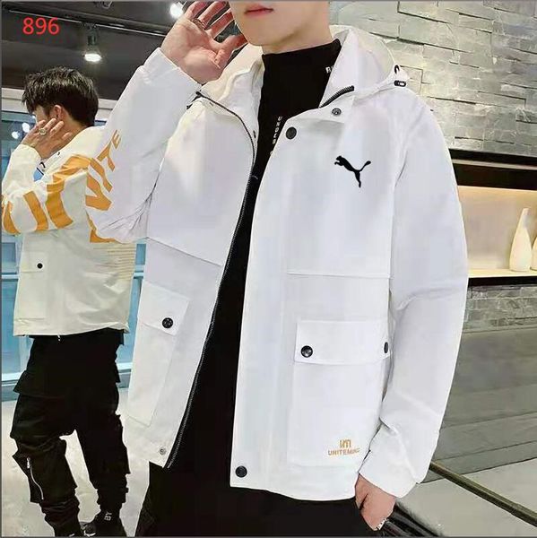 

2019puma wholesale mens coat leaves printing parka winter jacket men women winter feather overcoat jacket down jacket coat, Black;brown
