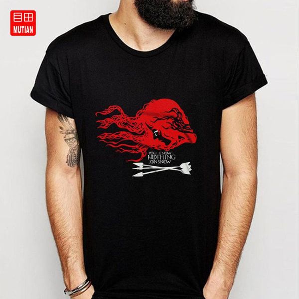

red hair you know nothing jon snow t shirt, White;black