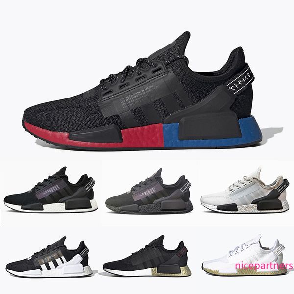 

nmd v2 core black white womens mens running shoes og bred metallic gold triple black white women men sports sneakers 36-45