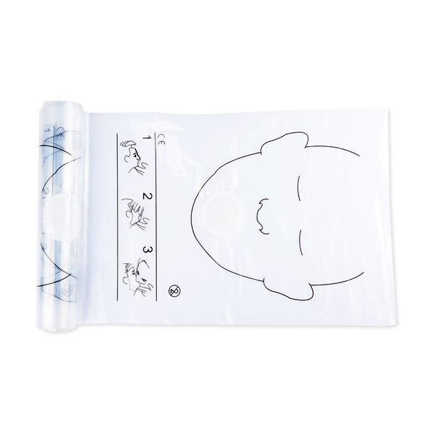 

2 рулона 36шт/рулон кпп защитная маска рот, чтобы спасти рта защищают маски с односторонним клапаном для обучение первой медицинской помощи