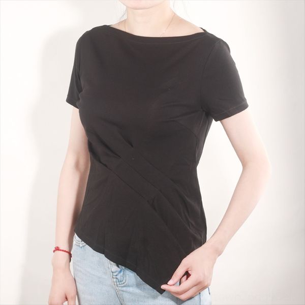 

одно плео коѬоким Ѭђкавом ђболка женка онка 2020 неѬегђлѬне подол онк, White