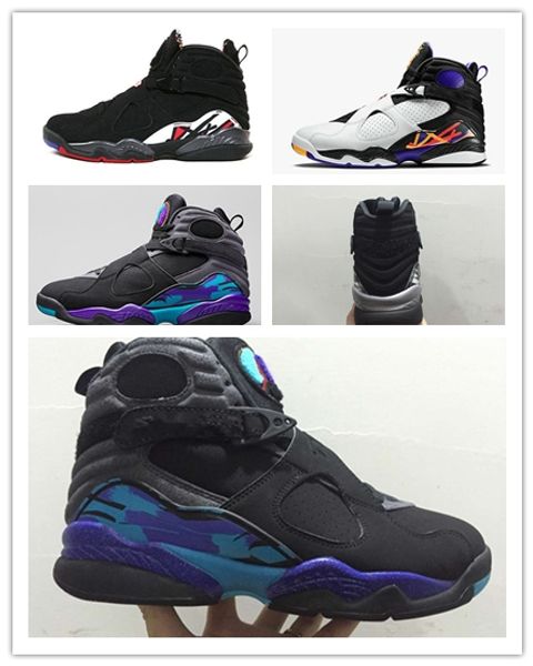 

nike air jordan retro 2019 дешевые оптовые hot 8 8s chrome aqua черный фиолетовый баскетбол обувь мужчины 8s плей-офф три peat высочайшее ка