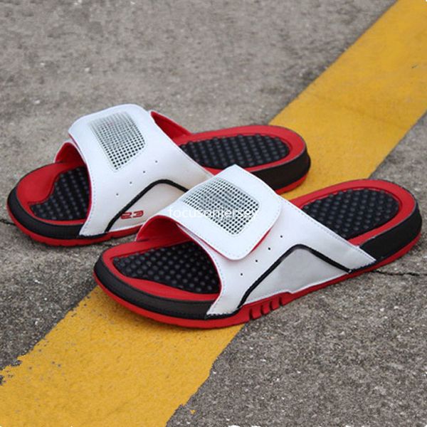

2020 jumpman 4 slippers hydro iv 4s slides black men beach sandal 11 xi 6 vi casual sandals outdoor shoes size 36-45