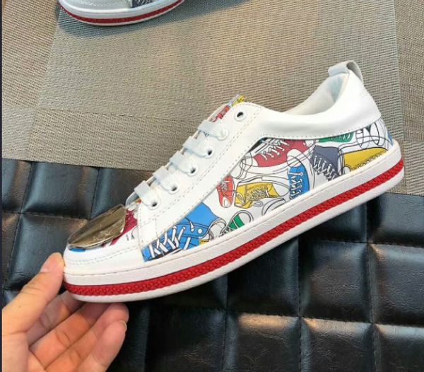 

mens designer flat shoes white casual bee girls sneakers leather embroidery g bee cock tiger chaussures size, Black