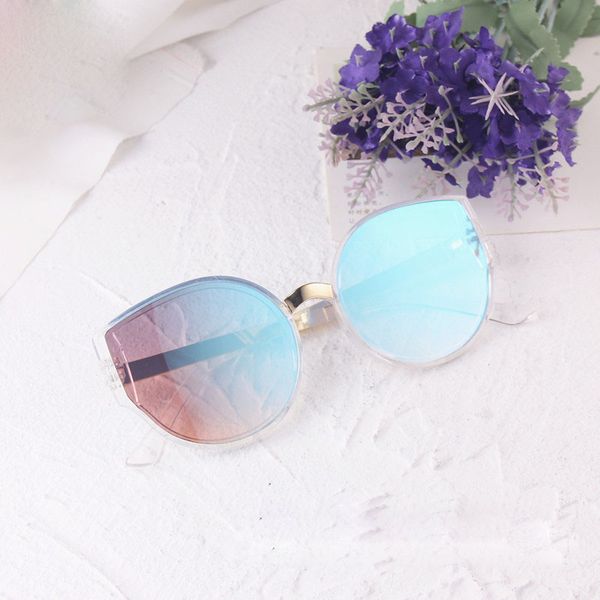 

vintage cat eye sun glasses luxury brand kids sunglasses black children sunglasses girls boys lentes de sol mujer, Blue
