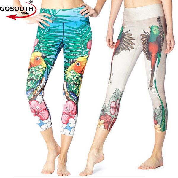 

2020 3d printing yoga sports fitness running shorts gym trousers women's yoga tights gym running shorts g-382, White;red