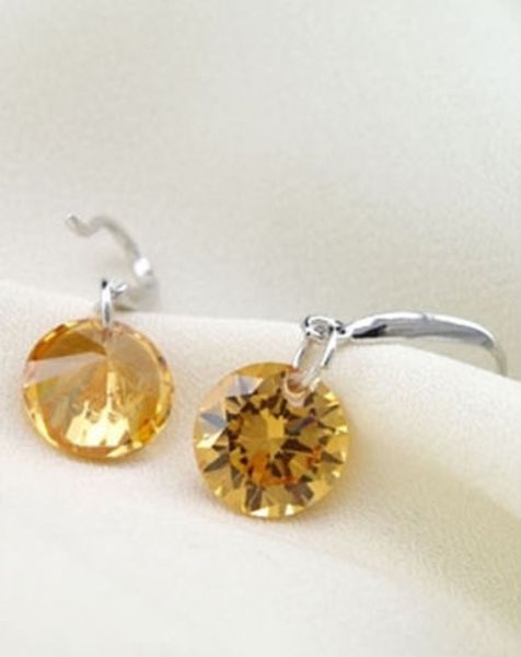 

wholesale-t fashion 925 sterling silver women crystal rhinestone ear stud dangle hook earrings zircon earring chandelier ear ring jewelry ac