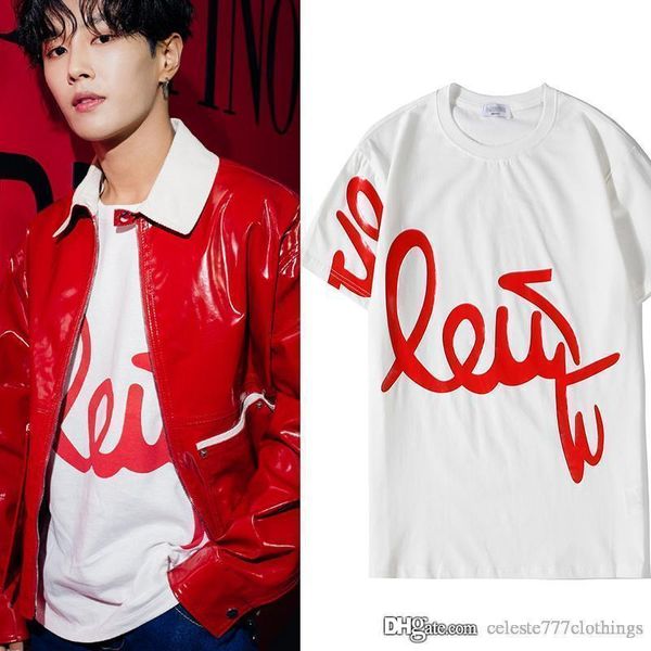 

2020 new styles mens fashion t shirts the same star short sleeve shirts men and womens designer t shirt casual tees, White;black
