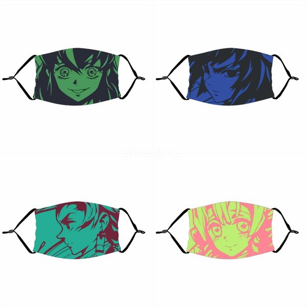 

cute dener fa masks protective mask ultraviolet-proof dustproof riding cycling sports print mout masks men and women outdoor#669, Black