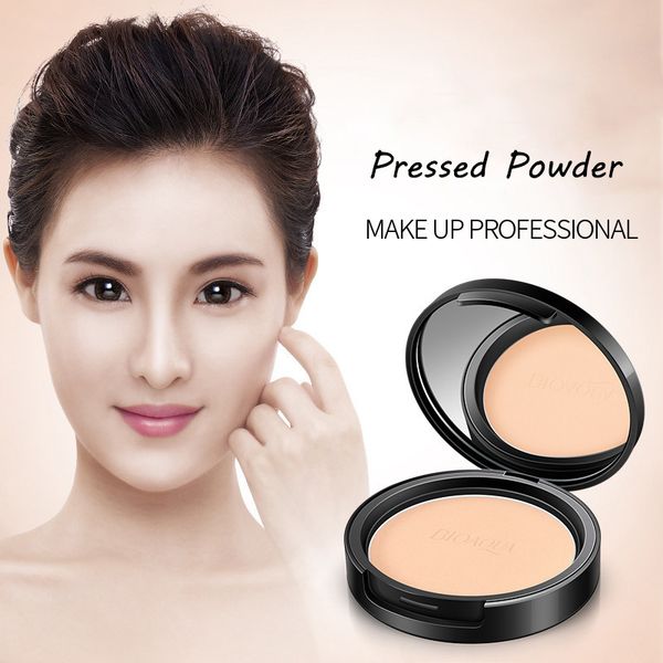 

bioaoua makeup powder compacting face lasting oil control concealer repair brightening skin 3 colors fine and smooth facial cosmetics s0802