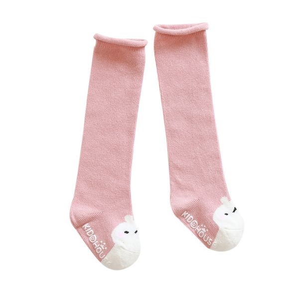 

boys girls infant toddler anti-slip floor socks newborn baby socks cartoon letters pattern sole soft sock set n, Pink;yellow