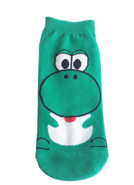 

1 pair mario luigi socks cartoon totoro boat socks superman captain arrowman bruce lee character pattern spring summer socking, Pink;yellow