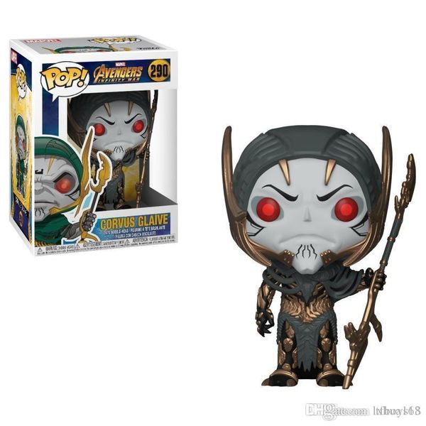

lxh nice nice discout christmas gift for kids wholesales funko pop corvus glaive vinyl action figure with box #625 popular toy good quality