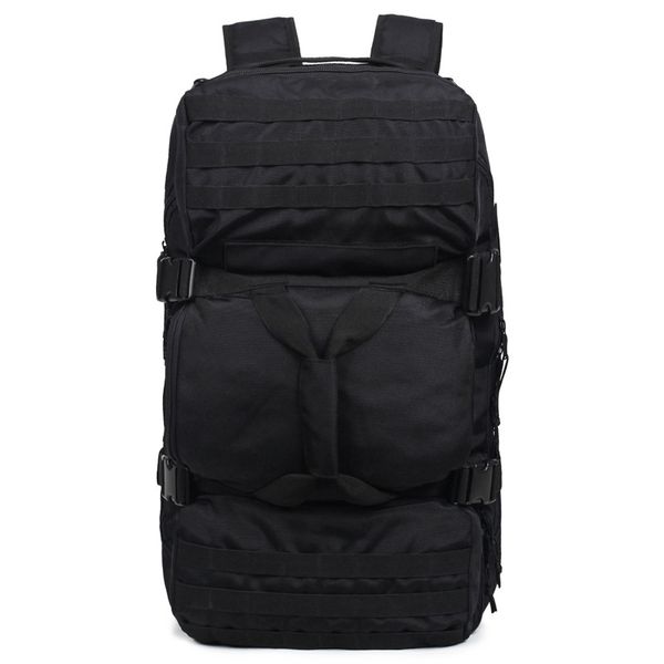 

triple-purpose 55l men rucksack sport bag tactical backpack outdoor camping hiking travel climbing bagpack