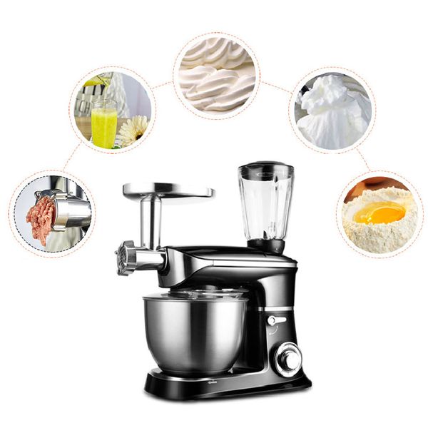 

beijamei stand food mixer 6 speed multifunctional electric food-blender dough mixing 1300w meat grinder juicer machine food processor