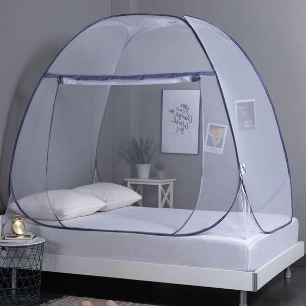 

180cm two-part mosquito net, foldable mosquito net, polyester repellent bed tent net mosquito net