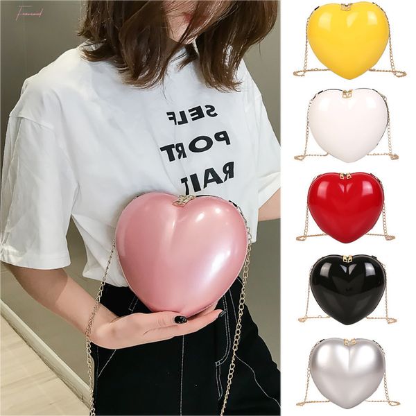 

30 women zipper heart shaped crossbody bag korean version wild simple fashion shoulder bag taschen women