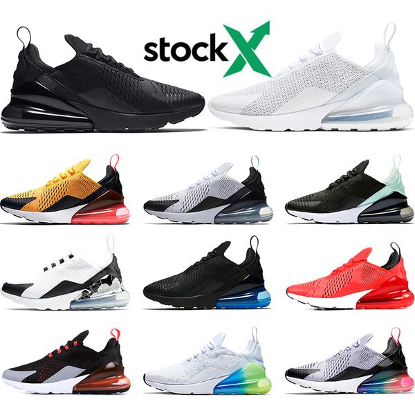 

nike air max 270 кроссовки для мужчин женщины 270-х годов бетруэ горячий удар орео тройной черный белый тил фото синий дизайнер тренер спорт, White;red